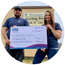 Katelyn Johnston, organizer, Cody Dixon Memorial Bonspiel
