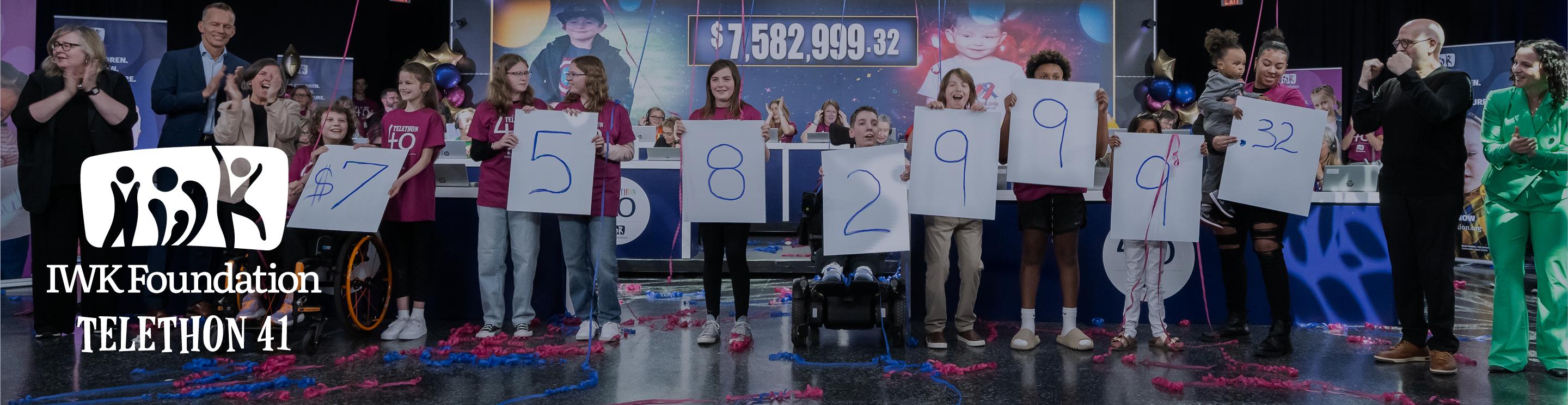 IWK patients displaying Telethon 40 total