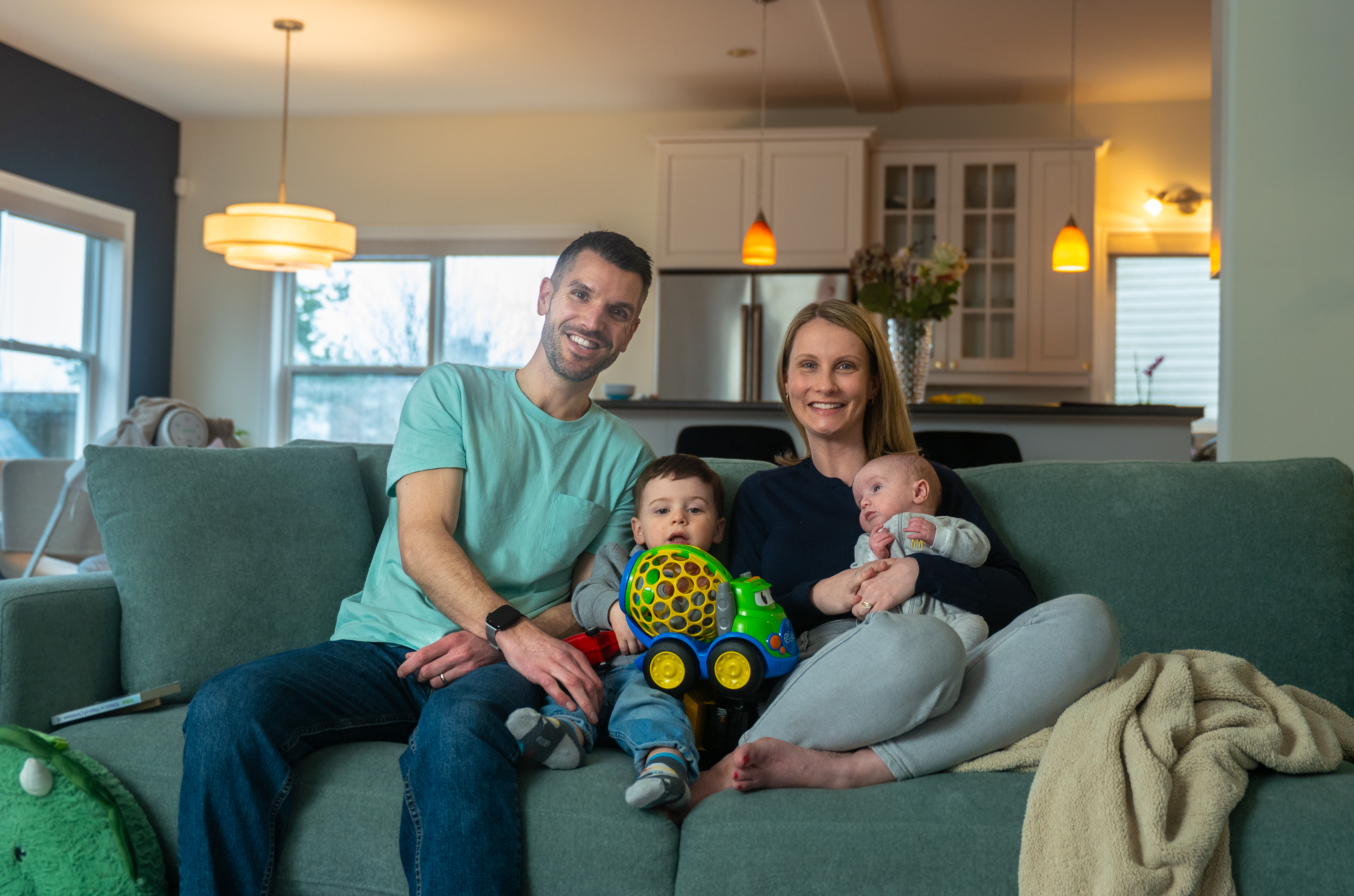 Hugh and family