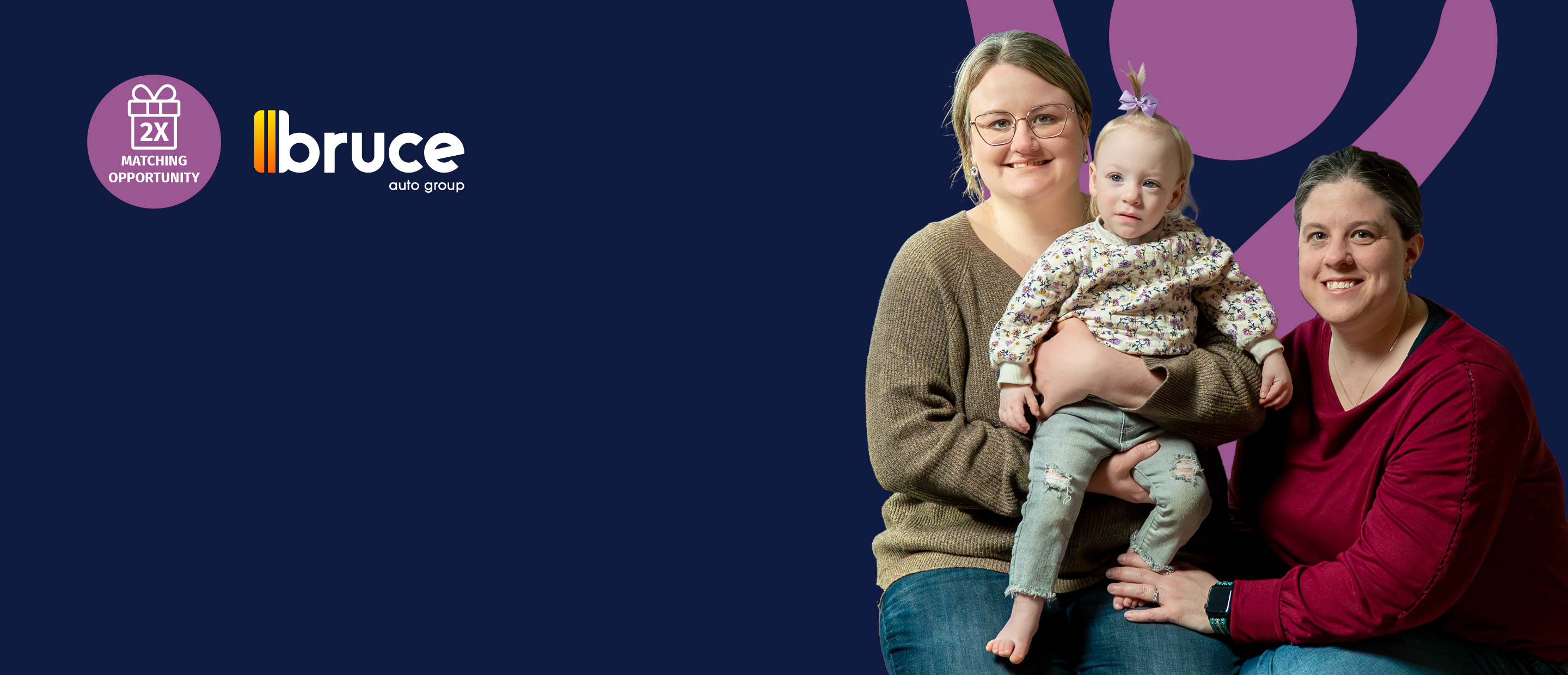 Matilda with her moms, Jayne and Molly