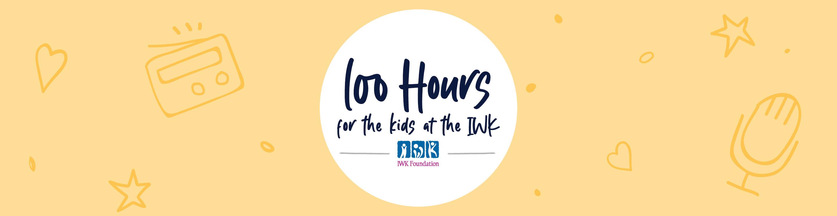 100 Hours for the Kids logo