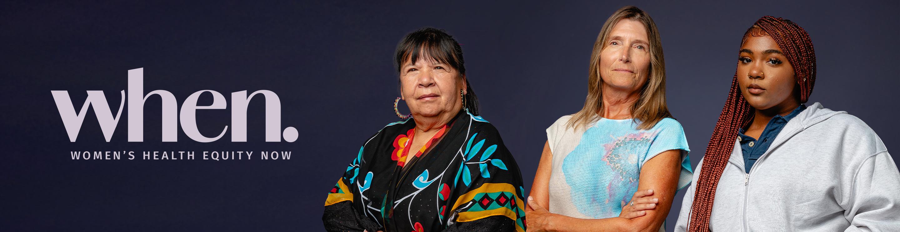 3 women representing women's health in the Maritimes.