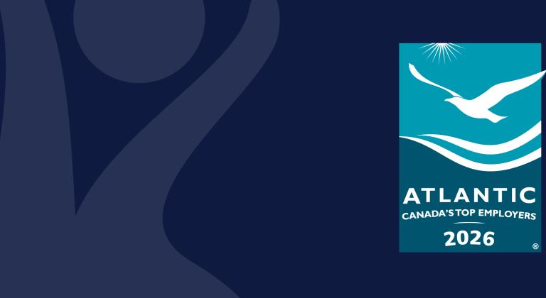 Top Employer Logo on a dark background.